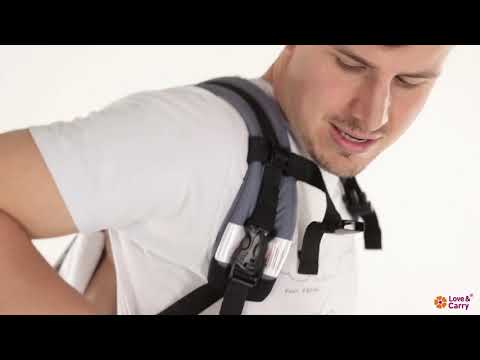 Эрго рюкзак AIR от Love & Carry Инструкция позиция на спине