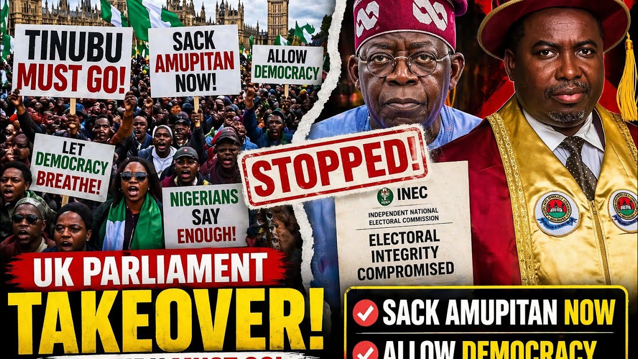 NIGERIANS TAKE OVER UK PARLIAMENT IN MASSIVE PROTEST — “TINUBU MUST GO!”
