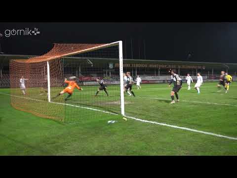 Bramki Górnika z meczu z KSZO (30.10.2020)