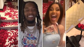 Offset Goes ALL OUT for Cardi B on Valentine's Day