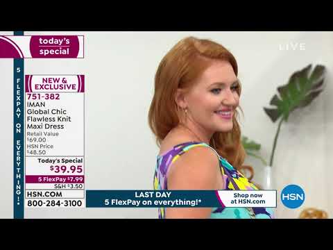 HSN | IMAN Global Chic Fashions 06.27.2021 - 05 PM