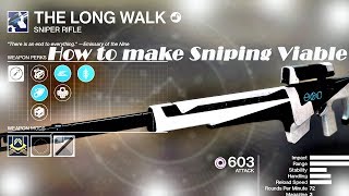 Destiny 2: How To Make Sniping Viable!