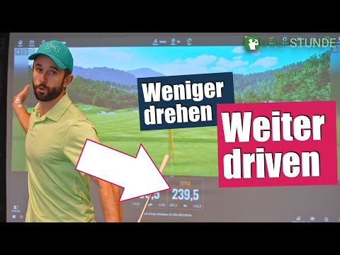 Mit weniger Drehung weiter mit dem DRIVER schlagen? Klingt paradox, funktioniert aber!