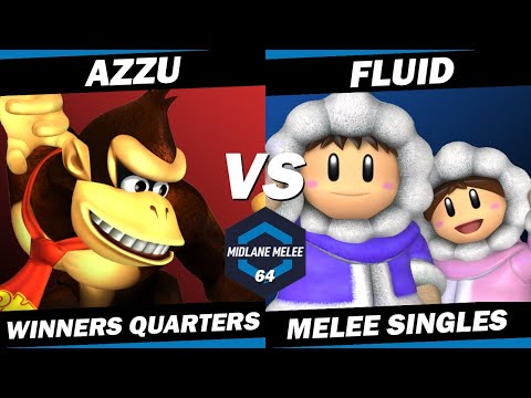 Azzu vs Fluid - Winners Quarter Finals | Midlane Melee 64