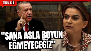 Siirt Belediyesi'ne Kayyım Atandı! Gülistan Koçyiğit'ten Erdoğan'a Zeh