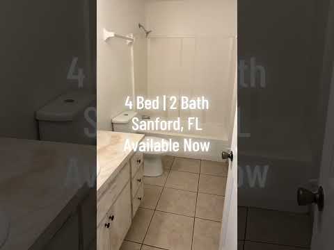4BR/2BA Sanford Duplex - NO CARPET - STORAGE INCLUDED property video