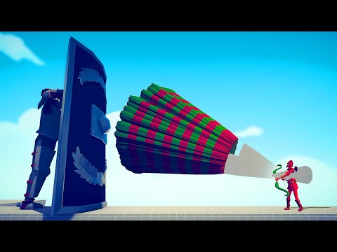 GIANT SHIELD TITAN vs EVERY GOD - Totally Accurate Battle Simulator TABS