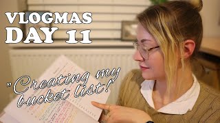 Setting goals for 2024! | Vlogmas Day 11