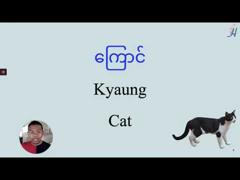 Learn Burmese with Hein "Animals", Part - 1