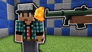 МНЕ ВЫСТРЕЛИЛИ В ГОЛОВУ ИЗ РАКЕТЫ! ВОЙНА МАЙНКРАФТЕРОВ В MINECRAFT