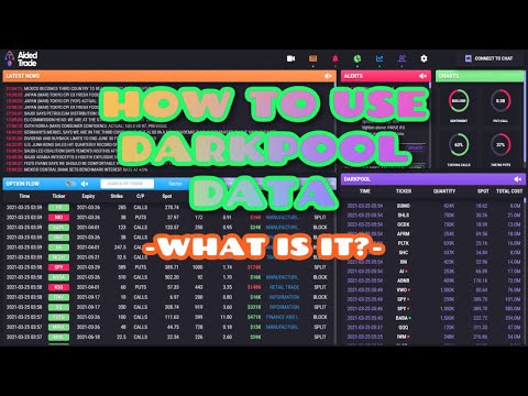 Trading Strategy: How To Use Darkpool Data