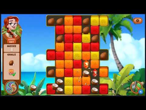 Lost Island Blast Adventure Level 507 - NO BOOSTERS 🏝️ | SKILLGAMING ✔️