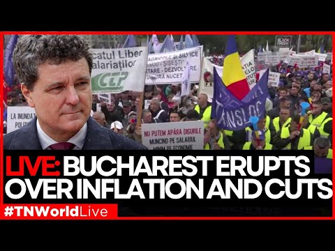 LIVE | Bucharest Erupts: Unions Protest Brutal Austerity, Wage Cuts, Inflation Surge | World News