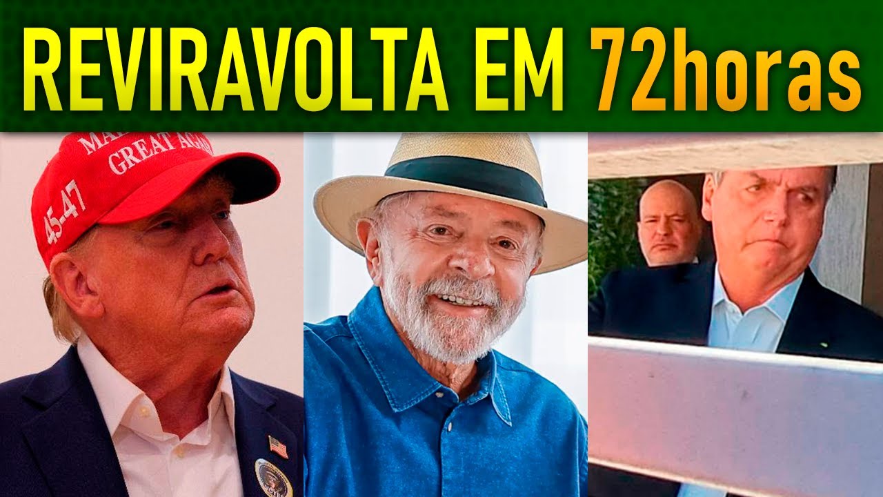 Trump AJUDA Lula a ENQUADRAR B0LSONARlSTAS e PRlSÃO DE BOLSONARO!! Por essa NEM EU ESPERAVA!!!