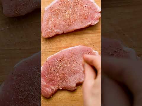 How to Cook Thin Pork Chops #shorts