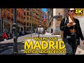 Madrid - Back alleys of Justicia Neighborhood - Spain-June 2022[4k60FPS]