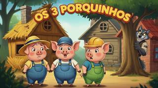 Os Três porquinhos | A História Completa com Músicas | Contos de Fadas em Português