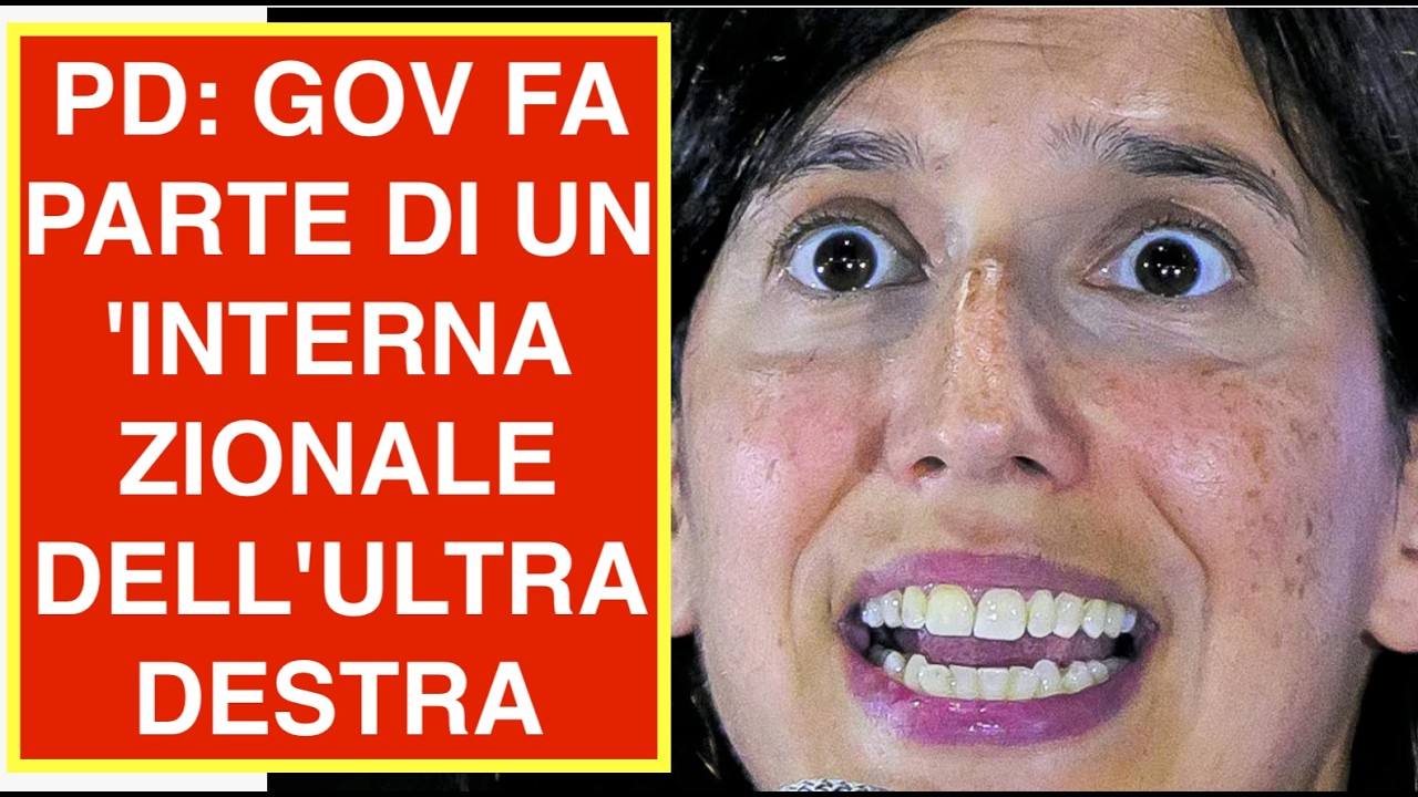 PD: GOVERNO MELONI FA PARTE DI UN 'INTERNAZIONALE DELL'ULTRA DESTRA