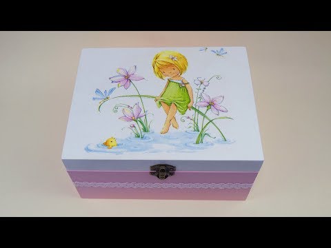 Técnica de decoupage con agua para decorar