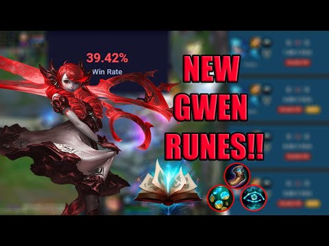 NEW INSANE GWEN RUNE TECH!!  (riot don't nerf pls!)