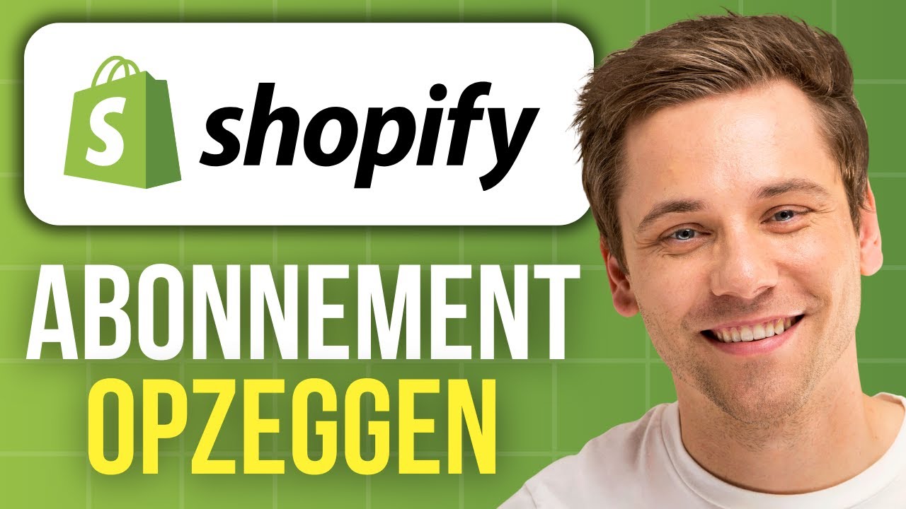 Een Shopify abonnement opzeggen via de instellingen