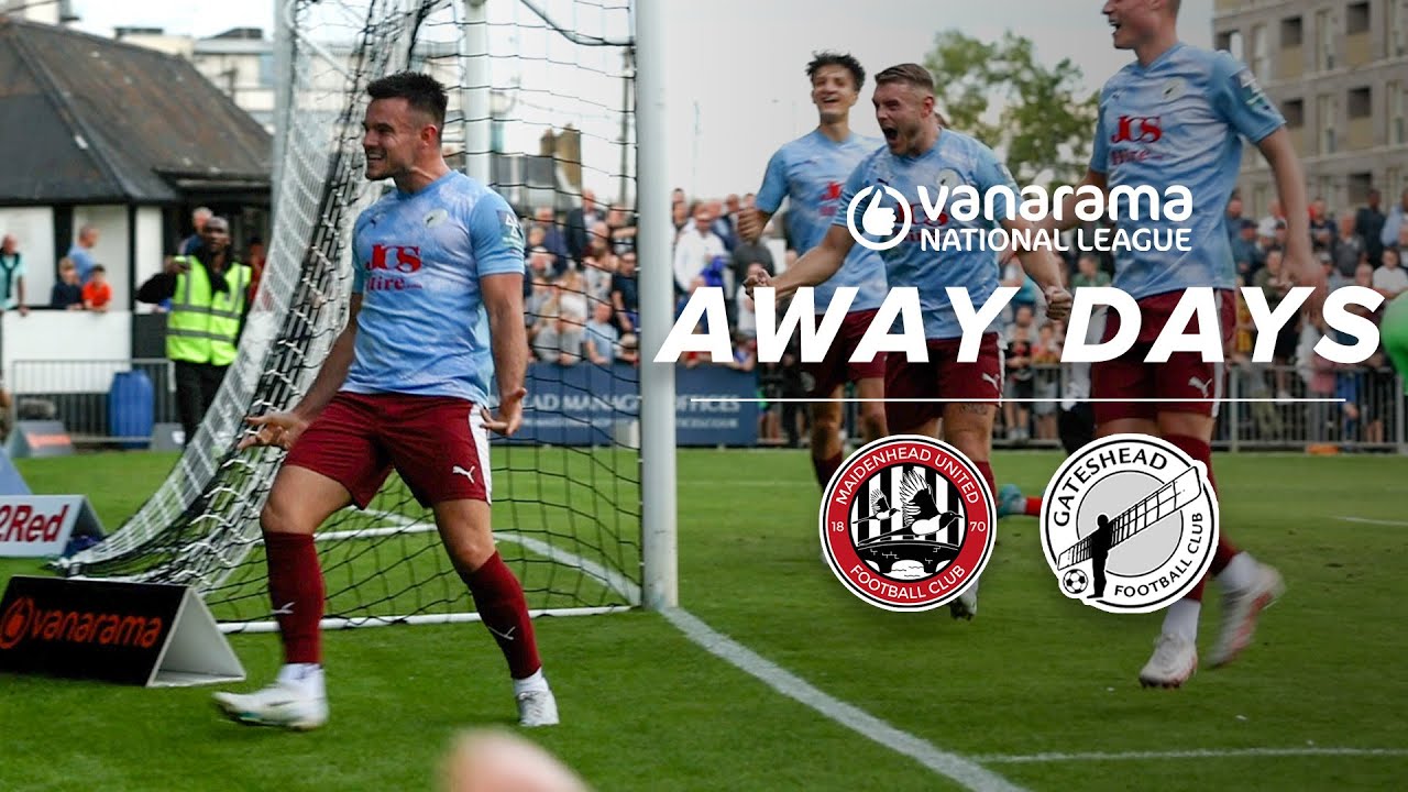 Dan Ward’s goal earns first National League away win 🤩 | Maidenhead United 0-1 Gateshead | AWAY DAYS