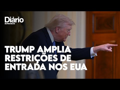 Trump amplia restrições de viagem aos EUA para sete países e palestinos