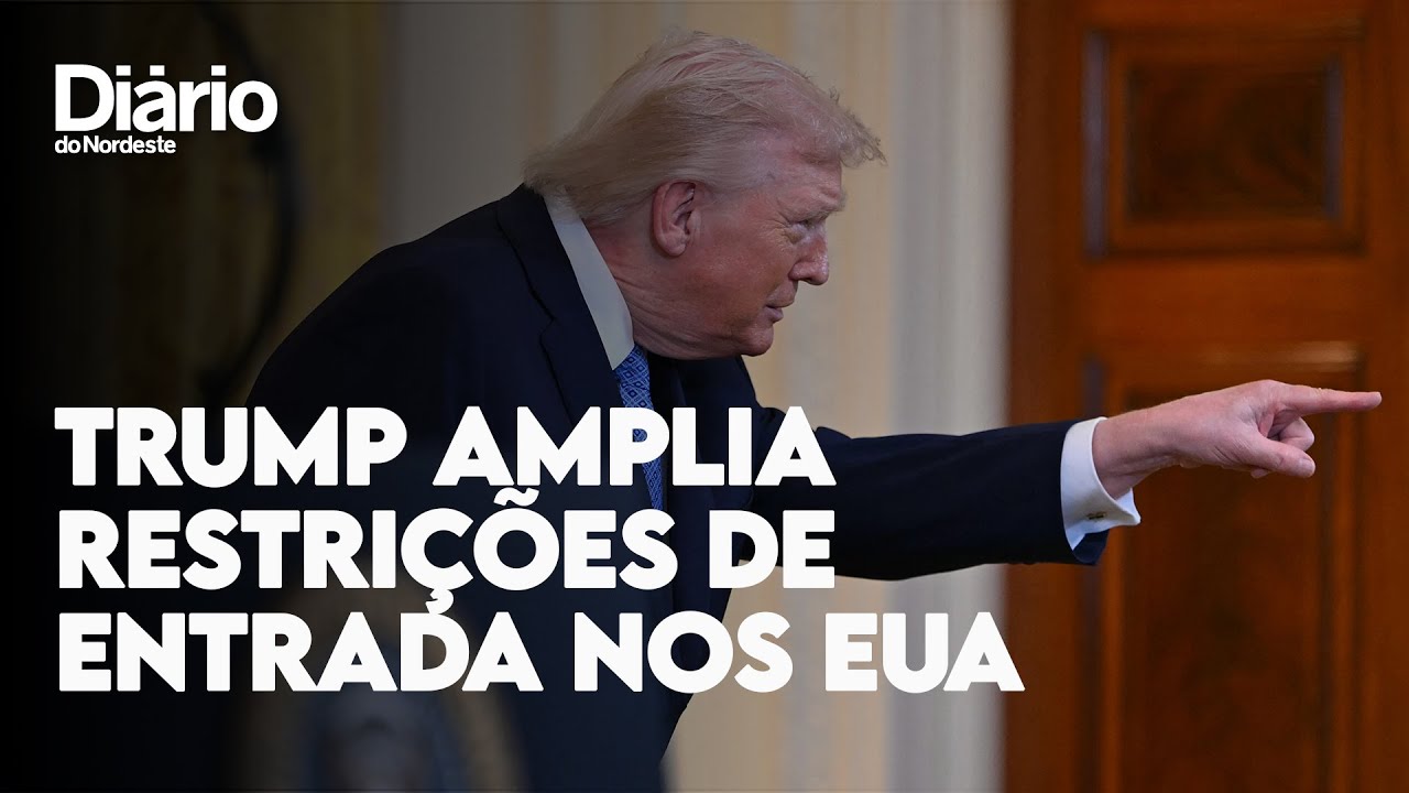 Imagem da notícia Trump amplia restrições de viagem aos EUA para sete países e palestinos