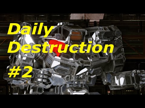 DUAL CANNON DAKKAHAWK- MWO DAILY DESTRUCTION- SHADOWHAWK 5M