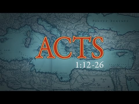 "Word and Spirit in Unison" | Acts 1:12-26 | Dr Mike Chandler | August 31, 2025