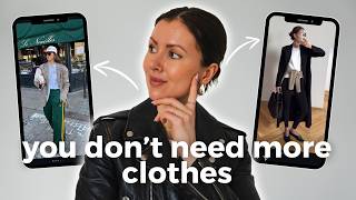 STOP Buying New Clothes To Dress Better. Do THIS Instead!