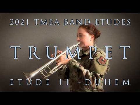 2020-2021 TMEA All-State Etudes - Trumpet - Etude II - Duhem