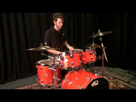 DW Collector's Series Maple Drum Kit - Super Tangerine Glass