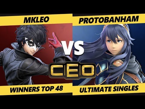 CEO 2019 SSBU - FOX MVG | MkLeo (Joker) Vs. ProtoBanham (Lucina) Smash Ultimate Tournament W Top 48