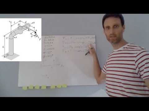 Estructuras Isostáticas UNC - Problema Fuerzas en el Espacio, Válvula