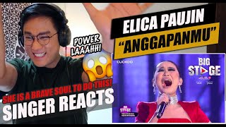 ELICA PAUJIN - ANGGAPANMU [ZIANA ZAIN] SEPARUH AKHIR BIG STAGE 2022 | SINGER REACTION