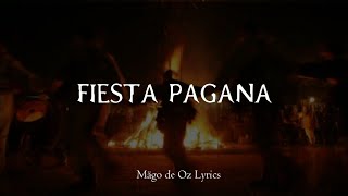 Mägo de Oz - Fiesta Pagana - Letra
