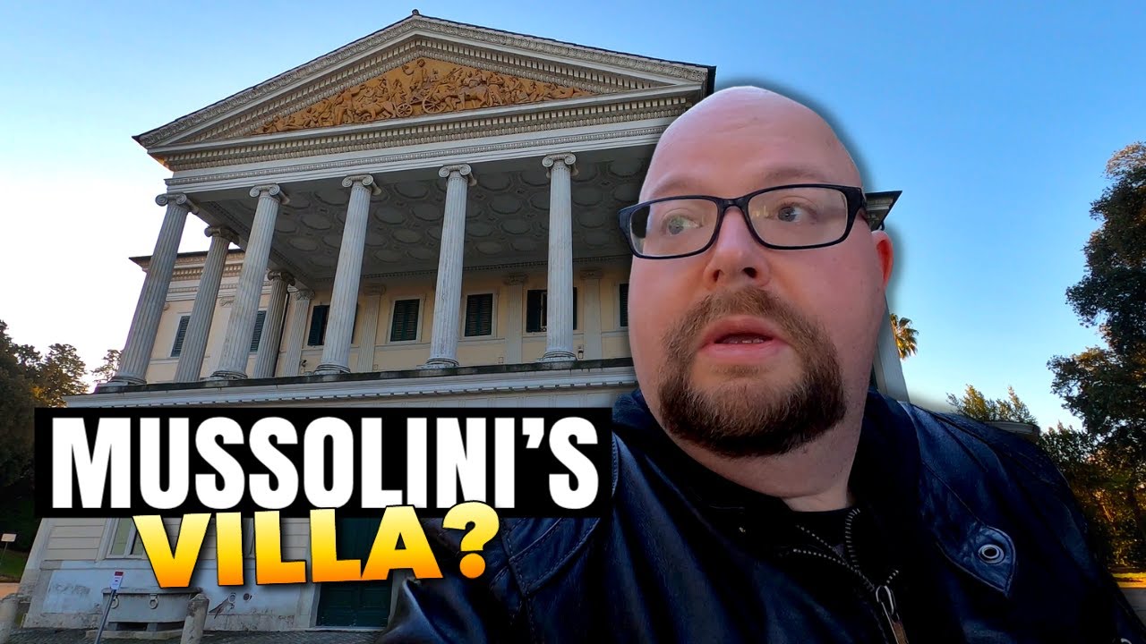 Experience the grandeur of Villa Torlonia as a traveler explores it.