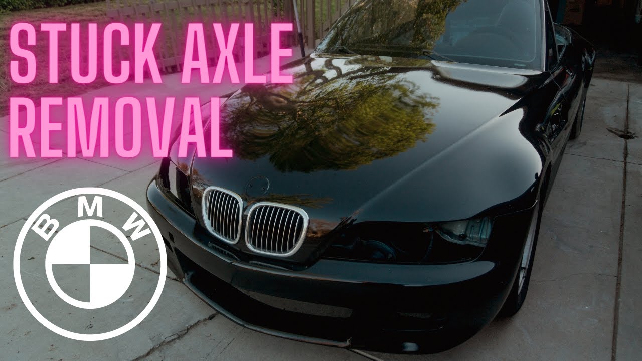 Stuck rear axle removal for BMW Z3/E30/E36