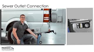 Midwest Automotive Designs - How To Empty the Waste Water Tanks, Non-Pump Version