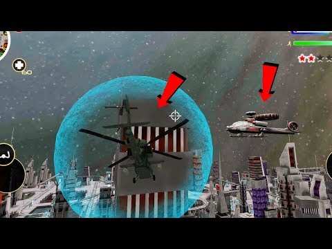 Robot City Battle (Helicopter Robot) great mobility in the sky - Helicopter vs Alien Ship destroyed