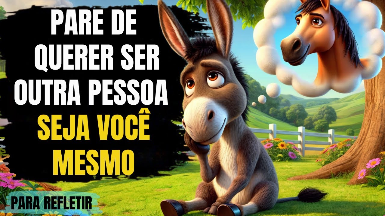 O BURRO QUE QUERIA SER UM CAVALO - UMA HISTÓRIA DE AUTOACEITAÇÃO