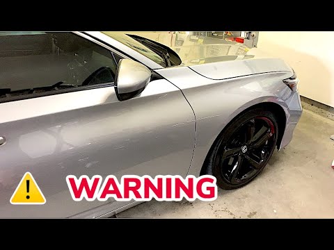 WARNING if you install oem splash guards on your 2018-2020 Honda Accord