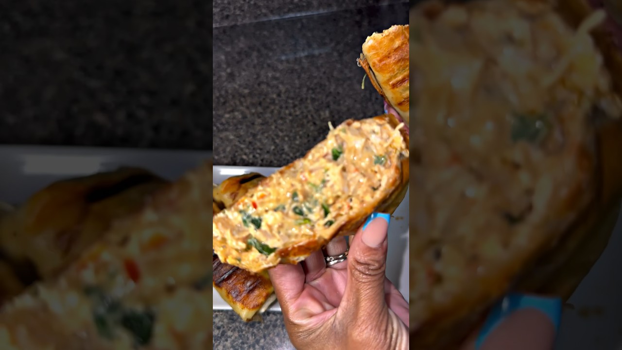 Chicken and spinach burritos