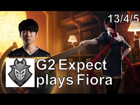 G2 Expect - Fiora vs. Yasuo - Euw LoL Challenger