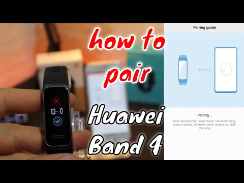 How to connect Huawei Band 4 with Iphone Health IOS App