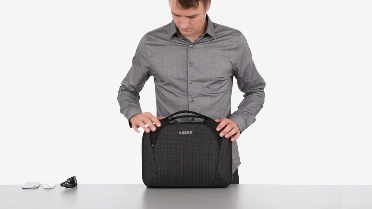 Thule Crossover 2 Zaino Per Laptop 20L – Nylon Resistente, Comparto SafeZone E Tasca RFID, Per Ufficio E Viaggi, Nero