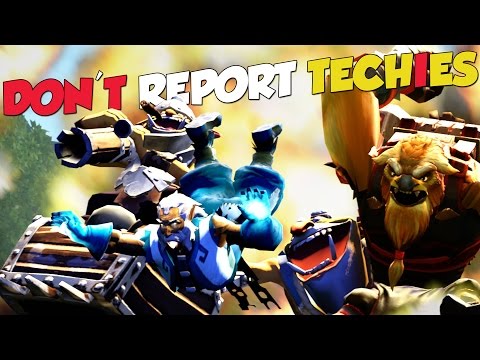PLEASE DON'T REPORT TECHIES! - DotA 2 Funny Moments