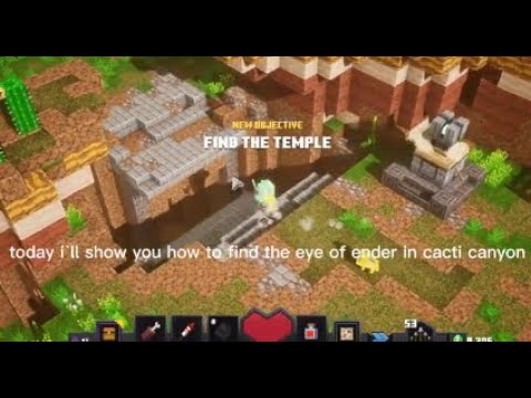 How To Find The Eye Of Ender In Cacti Canyon