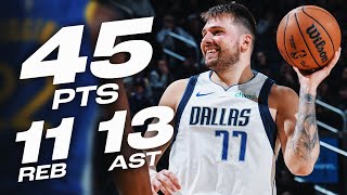 Luka Doncic - Dallas Mavericks - Golden State Warriors